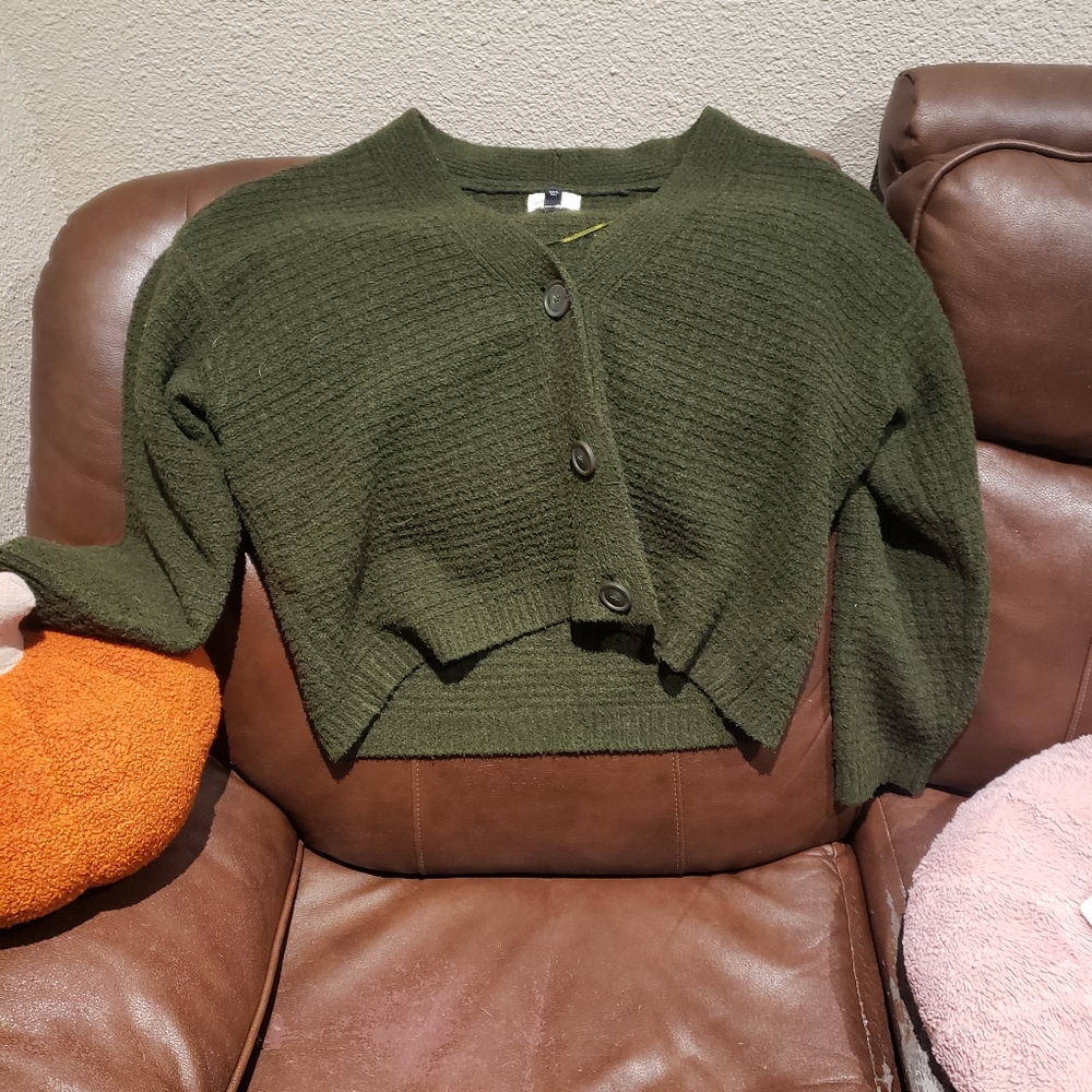 Green cardigan, XXL Universal Thread